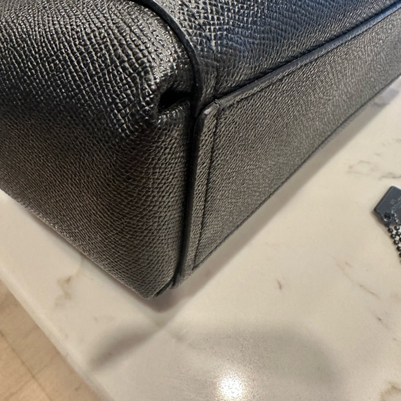 Coach Medium Purse Black Satchel - Picture 6 of 11